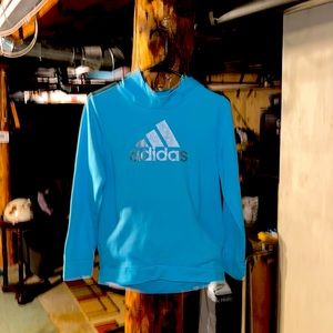 Blue adidas sweatshirt size XL.